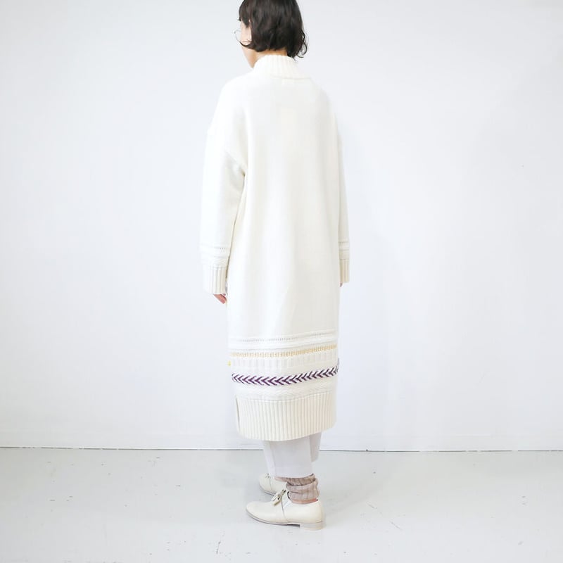 COOHEM| コーヘン | WOMEN_MULTI TWEEDY KNIT ONE-PIEC