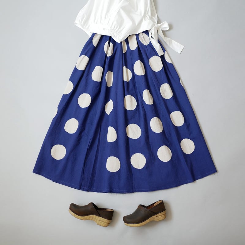 THE FACTORY ザ・ファクトリー バティック Big Dot ギャザー THE FACTORY ザ・ファクトリー バティック Big Dot ギャザー
