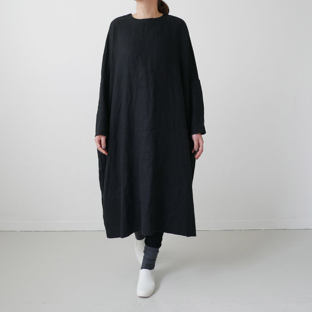美品！　UNIVERSAL TISSU　ビッグワイド　コットンワンピース UNIVERSAL TISSU ユニヴァーサルティシュ JAPANリネンギャバBIG