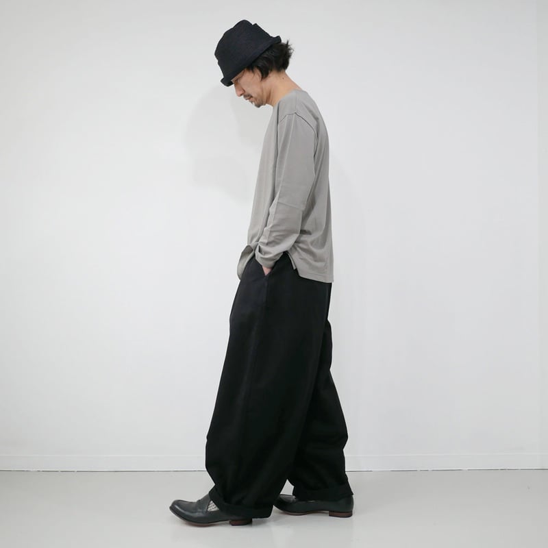 HARVESTY ｜ハーベスティ | チノクロスサーカスパンツ | BLACK |