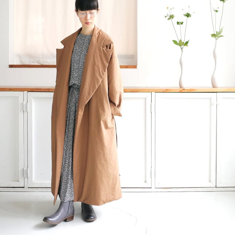 SACRA｜サクラ｜パディングコート｜CAMEL｜ | GOUACHE FUKUOKA