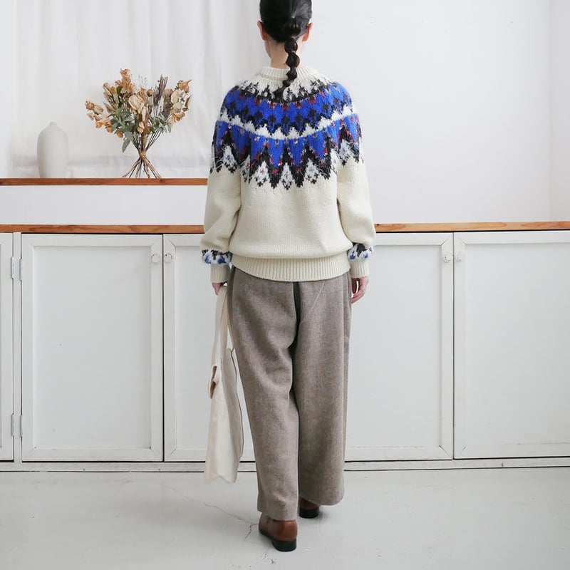 COOHEM| コーヘン | NORDIC KNIT SWEATER｜ノルディックニットセータ