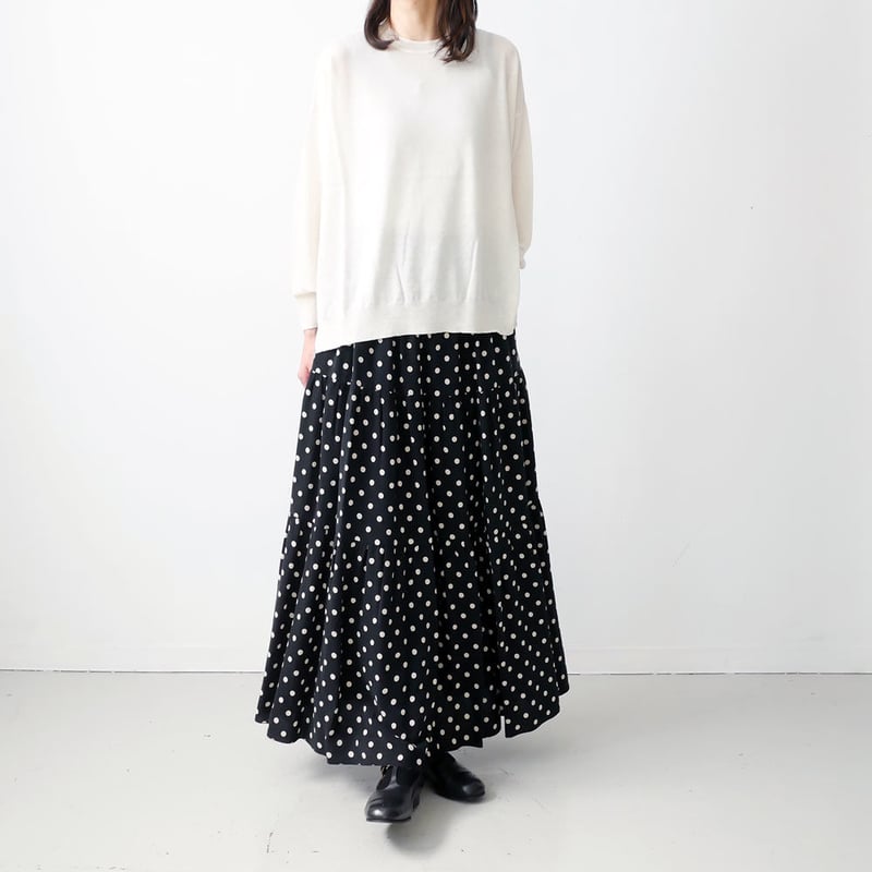 SACRA｜サクラ ｜POLKA DOT'S SKIRT｜ポルカドットスカート｜1206201