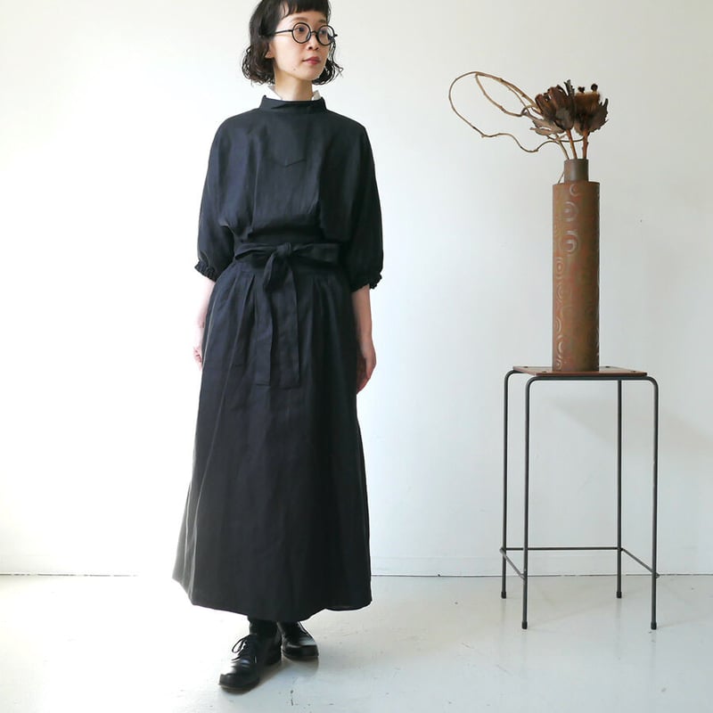 Alaris｜アラリス｜サージカルガウンワンピース｜BLACK | 22-AP-103 | G