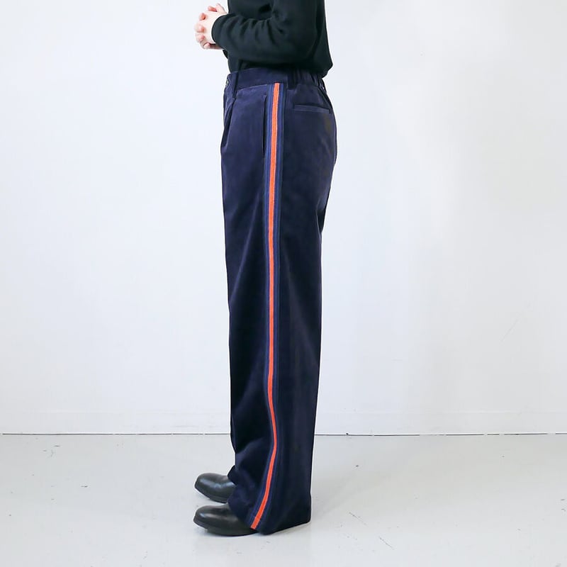 COOHEM| コーヘン | KNIT SIDELINE CORDUROY PANTS｜サイド