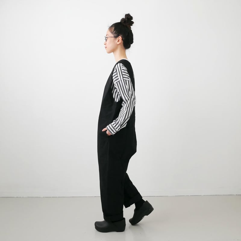 si-si-si comfort リネンコットン　オールインワン　サロペット Si-Si-Si comfort｜スースースーコンフォート ｜ヘヴィリネンV