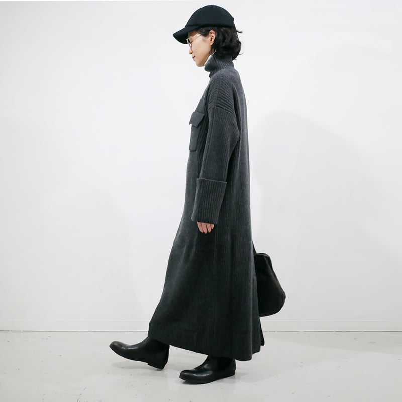 SACRA｜サクラ ｜EX.FINE LAMBWOOL RIB OP｜125630041｜CH