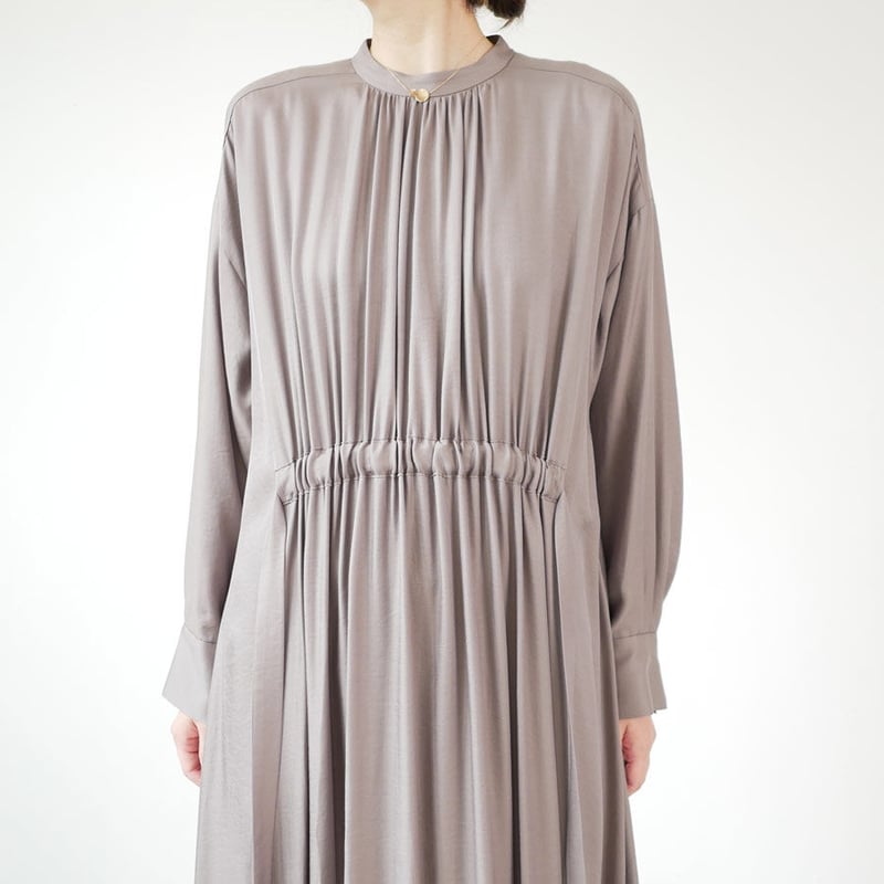 SACRA ｜ サクラ｜TRIACE VINTAGE TWILL OP ギャザーワンピース｜1