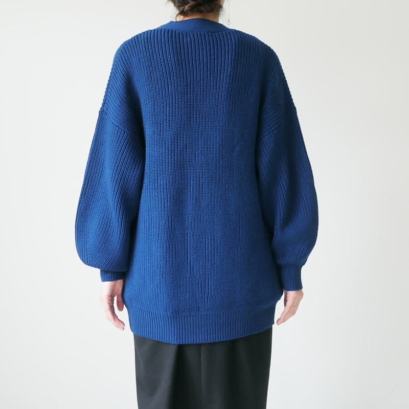 SAKULA - 美品 サクラ SACRA コースゲージファロウ ウール カーディガン SAKULA - 美品 サクラ SACRA コースゲージファロウ ウール