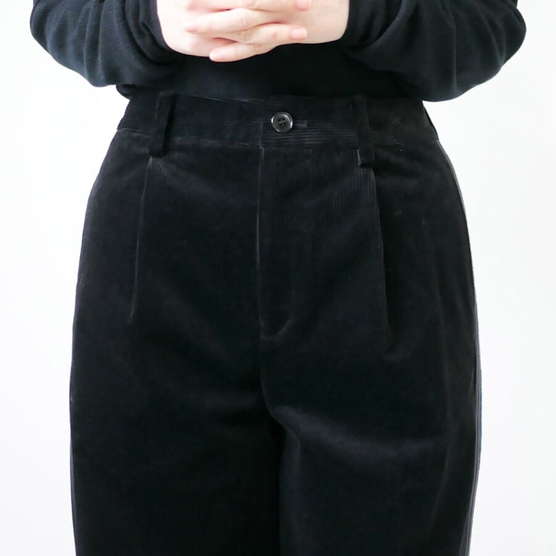 COOHEM| コーヘン | KNIT SIDELINE CORDUROY PANTS｜サイド