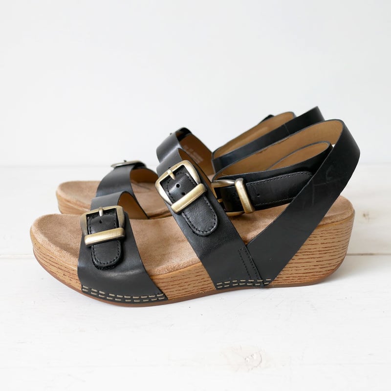 DANSKO｜ダンスコ｜LOU｜ルー｜ Black Burnished Calf | GOU