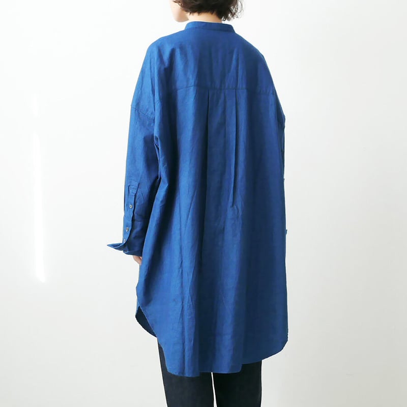 UNIVERSAL TISSU｜ ユニヴァーサルティシュ｜ソフトデニムロングシャツ
