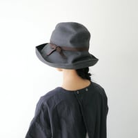 mature ha. |  マチュアーハ  | BOXHAT 11cm brim | MBOXｰ101  | チャコール×ダークブラウン