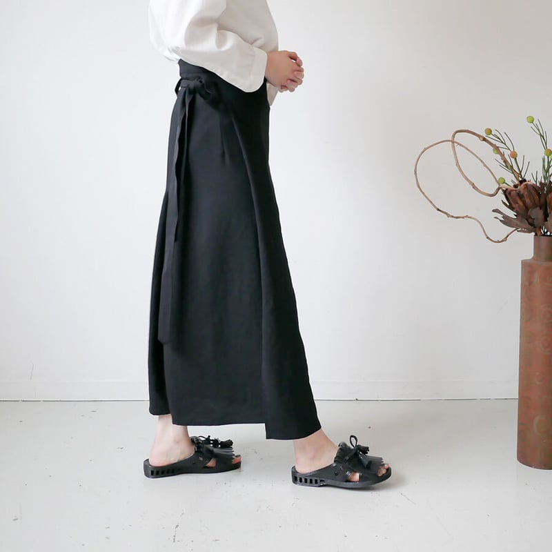 ノーコントロールエアー 追撚ポリエステル・ツイルラップスカート NO CONTROL AIR（ノーコントロールエアー） | 追撚ポリエステル