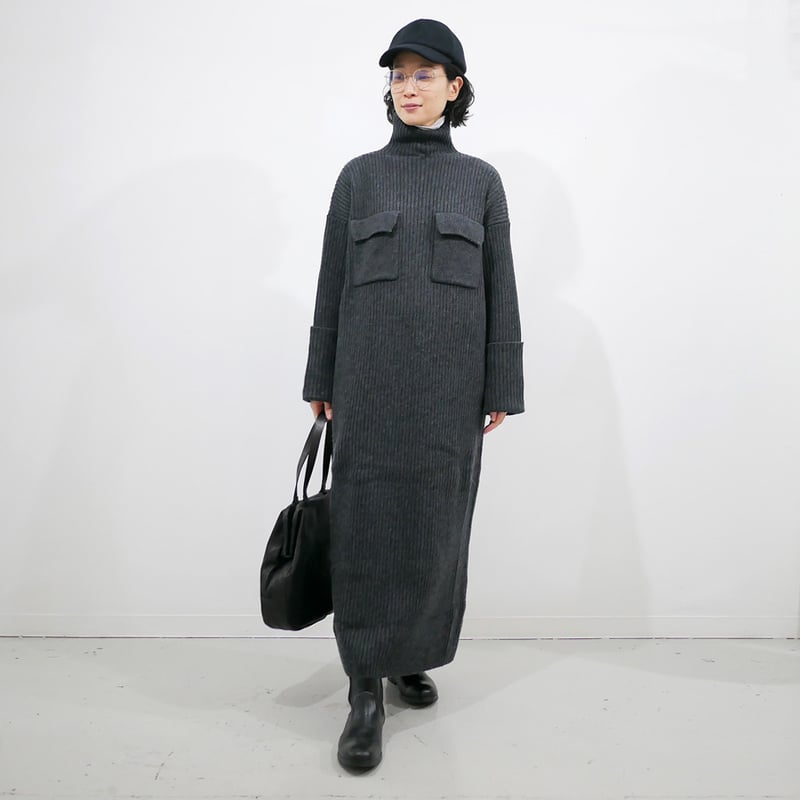 SACRA｜サクラ ｜EX.FINE LAMBWOOL RIB OP｜125630041｜CH