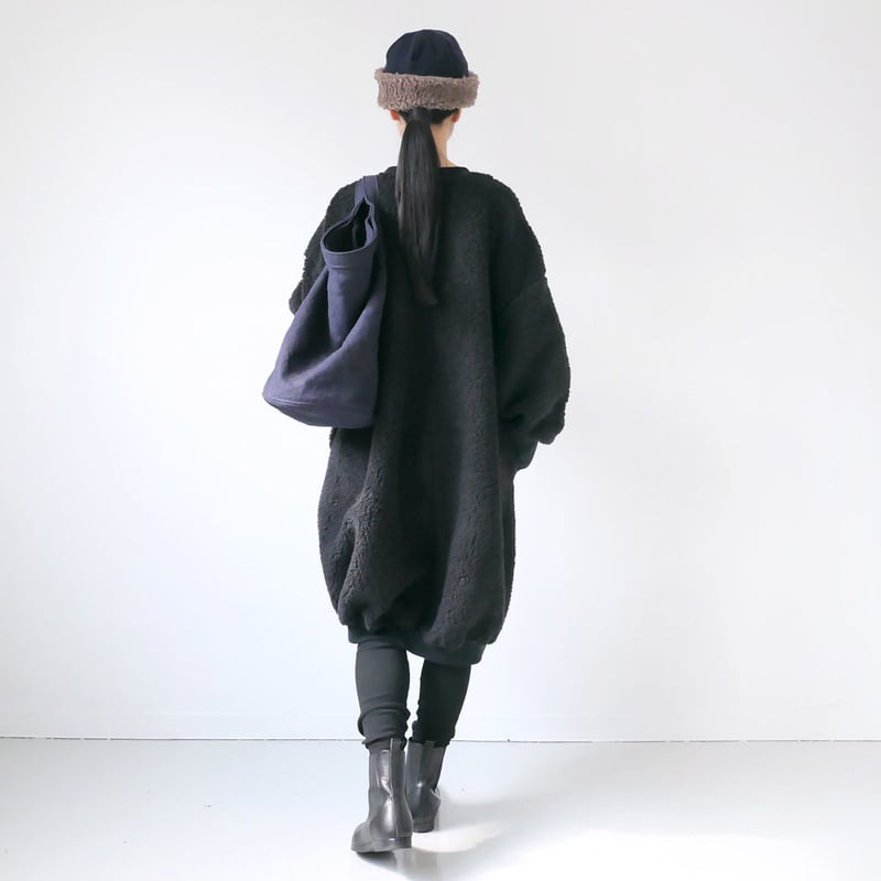 HARVESTY｜ ハーベスティ | EGG DRESS｜エッグワンピース ボアフリース 