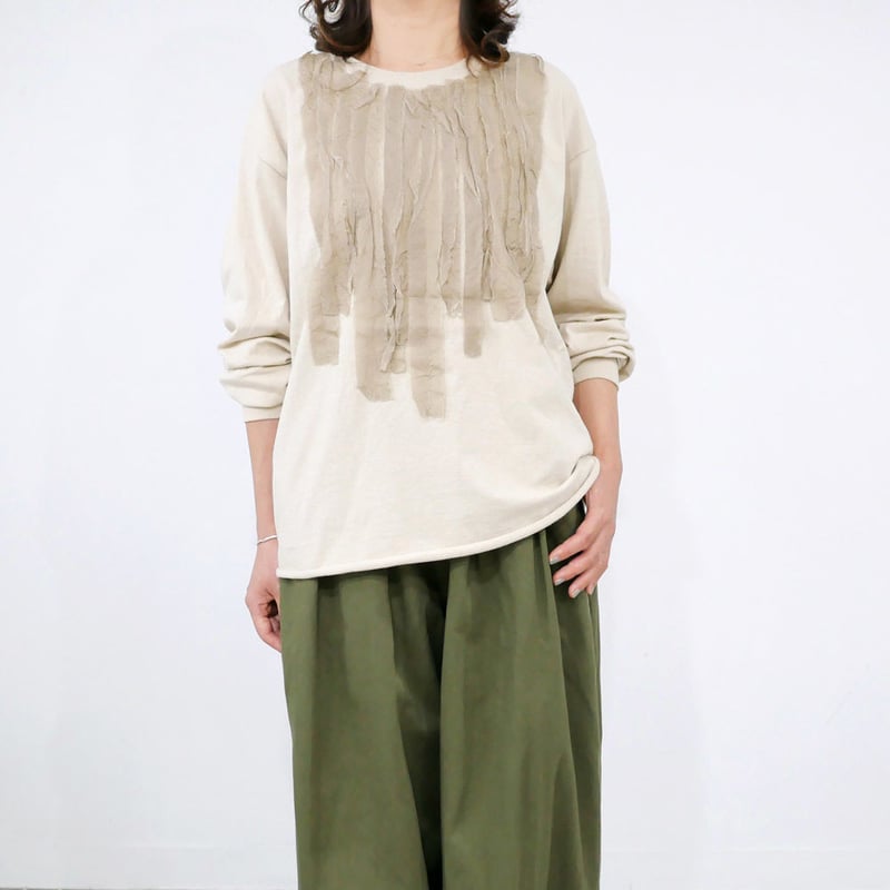 dahl'ia ｜ダリア ｜ キュプラフリルデコレーション・リメイクT