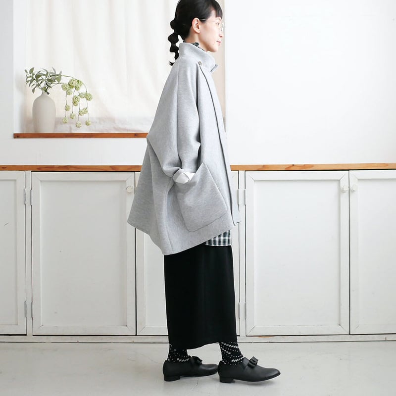 未使用　MARMARI　マルマリ スタンドカラージャケット　GREY MARMARI｜マルマリ ｜スタンドカラージャケット｜MJK-32｜GREY