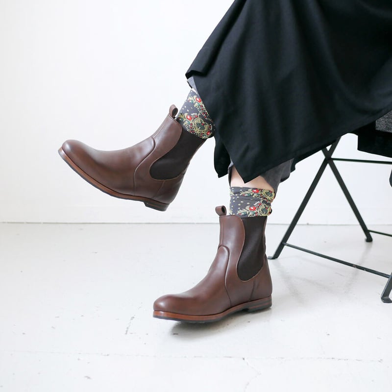 MUKAVA｜ムカヴァ｜サイドゴアブーツ｜MU-948｜D BROWN | GOUACHE F