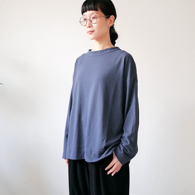 FIRMUM｜フィルマム｜製品染 20/-スパンポリエステル天竺クルー
