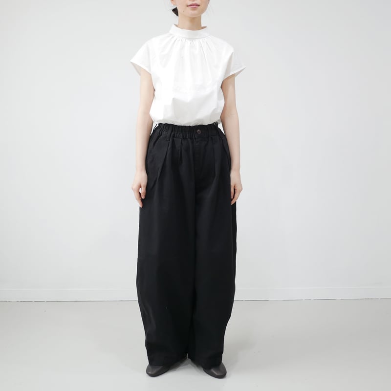 HARVESTY ｜ハーベスティ | チノクロスサーカスパンツ | BLACK |