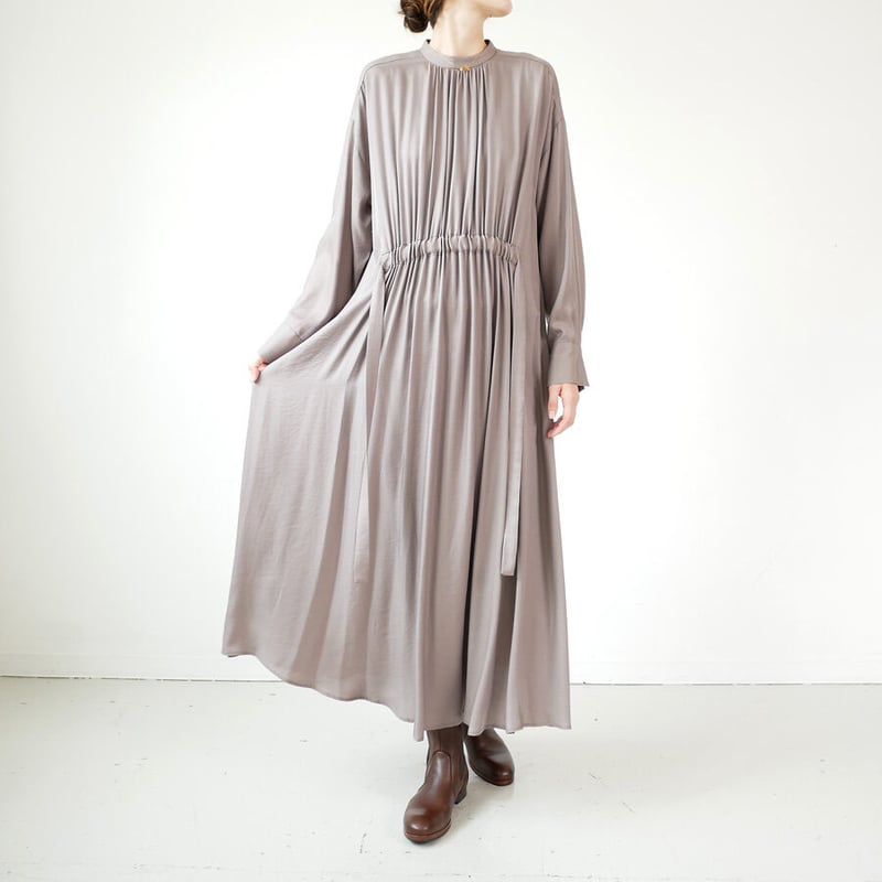 SACRA TRIACE VINTAGE TWILL OP ギャザーワンピース SACRA ｜ サクラ｜TRIACE VINTAGE TWILL OP ギャザーワンピース