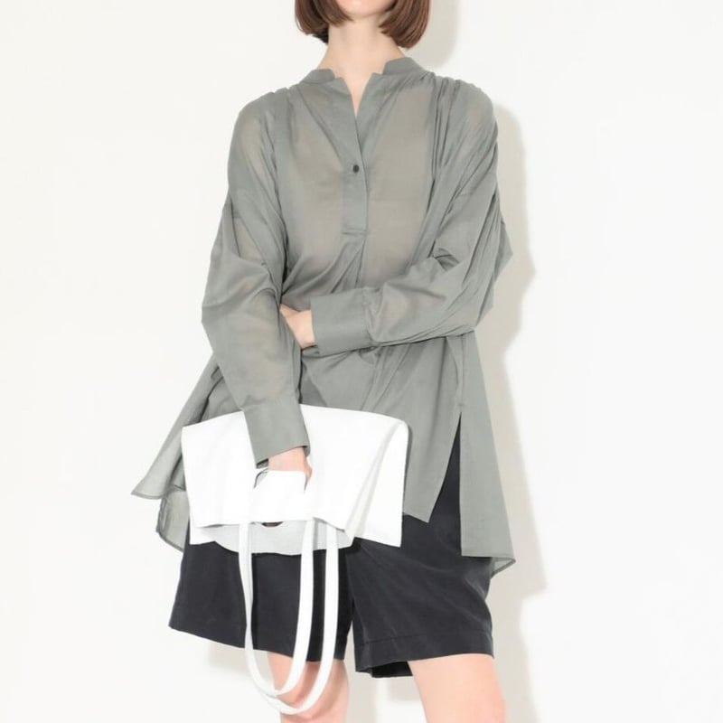 SACRA｜サクラ ｜FINE COTTON LAWN TOP|123118071|ASH G