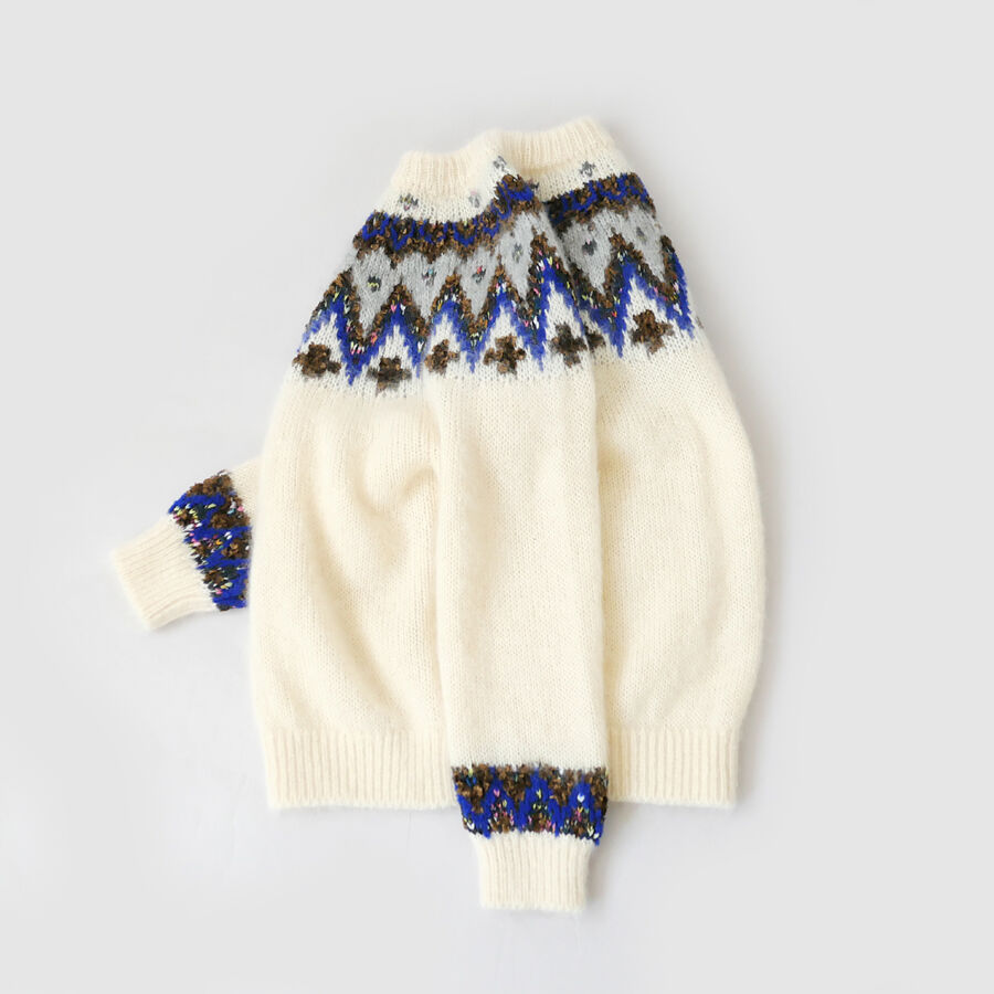 トップス COOHEM MOHAIR NORDIC KNIT SWEATER COOHEM| コーヘン | NORDIC KNIT SWEATER｜ノルディックニット
