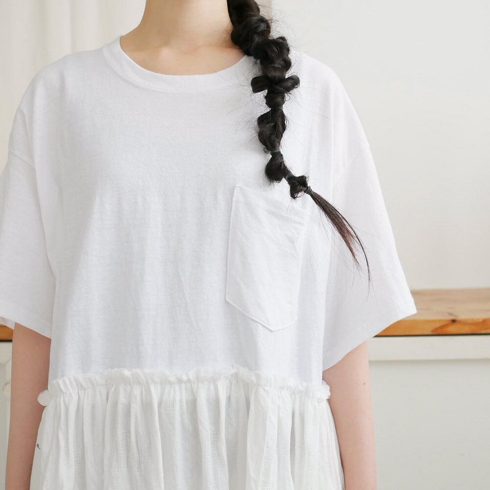 dahl'ia ダリア　リメイクスウェットワンピース dahl'ia（ダリア）の「＜dahl'ia＞リメイクスウェットワンピース