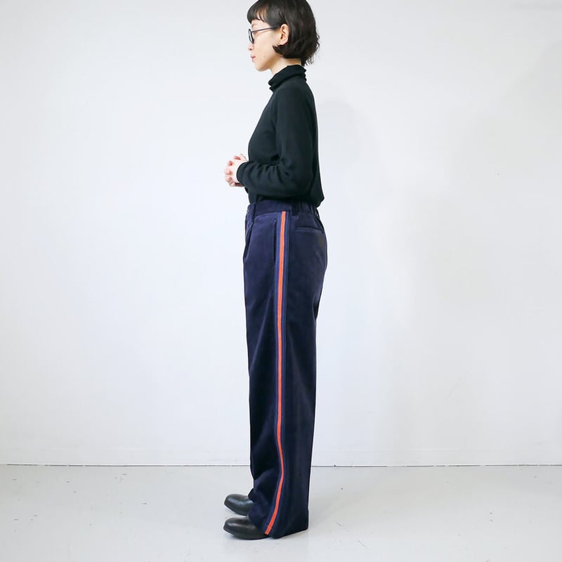 COOHEM| コーヘン | KNIT SIDELINE CORDUROY PANTS|サイド...