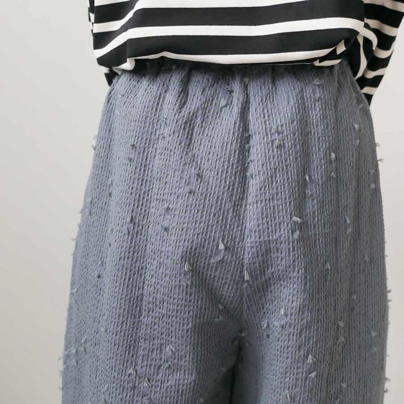qiri｜キリ｜sashiko Jacquard cocoon pants ｜6301P10