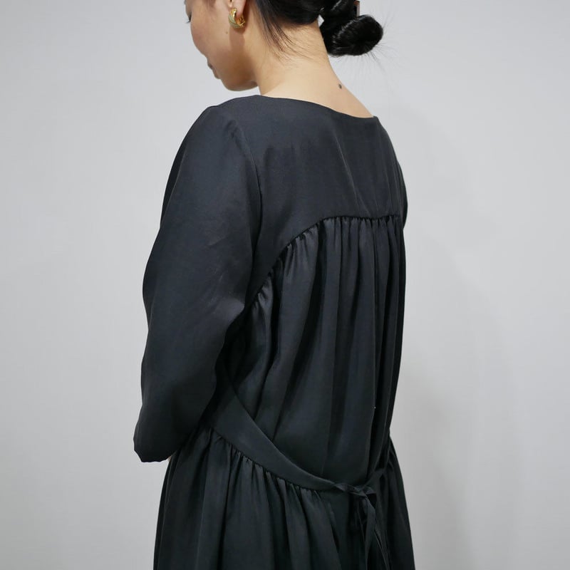 Alaris アラリス ギャザーワンピース3way ブラック OP-010 | 