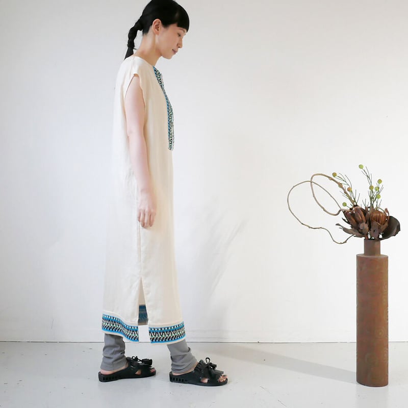 COOHEM| コーヘン | BOHEMIAN KNIT DETAIL ONE-PIECE｜1