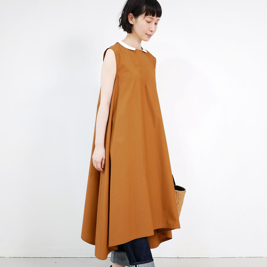 MARMARI｜マルマリ ｜丸襟Aラインワンピース｜MOP-52