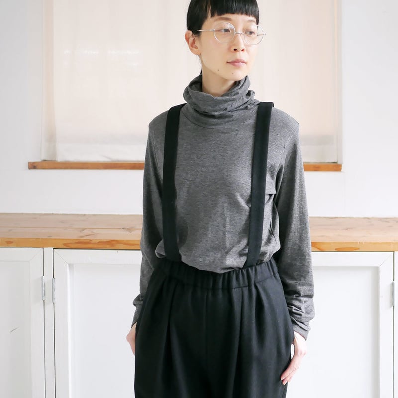 GOUACHE ｜ガッシュ｜ツイストタートルネックカットソー | GOUACHE FUKUOKA