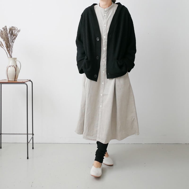 UNIVERSAL TISSU｜ ユニヴァーサルティシュ｜コーデュロイシャツドレス