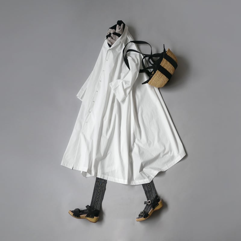 THE FACTORY ザ・ファクトリー タイプライター ギャザーワンピース