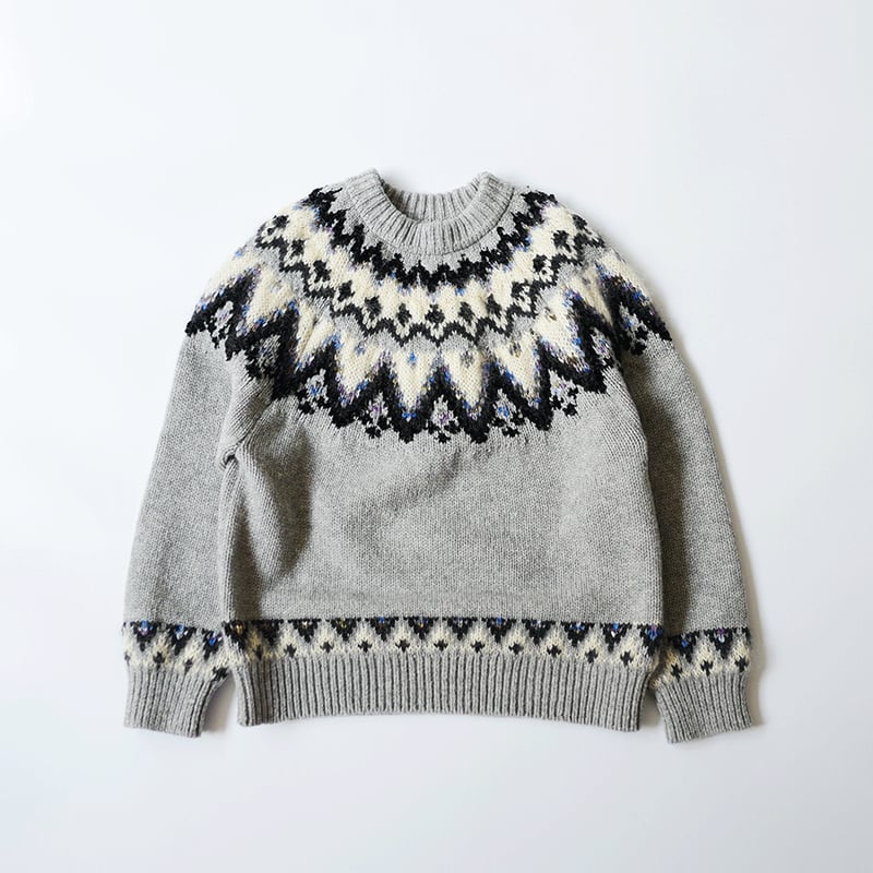 COOHEM| コーヘン | MOHAIR NORDIC KNIT P/O｜モヘアノルディック