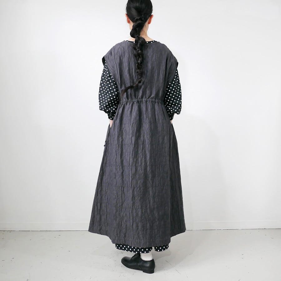 qiri｜キリ｜cutwork lace jacquard オーバーワンピース ｜6301OP 