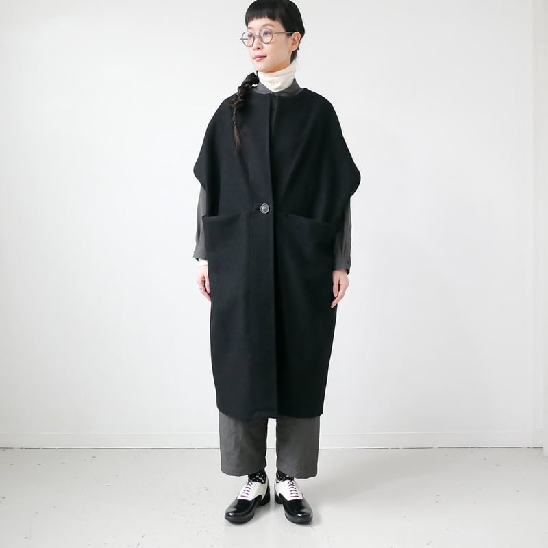 SI-HIRAI｜スーヒライ｜コクーン ROBE｜CHAW25-5017｜BLACK | G