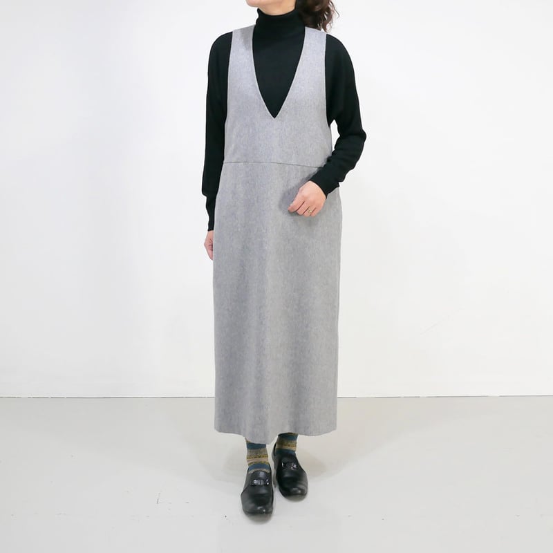 SACRA |サクラ|シャギー ジャンパースカート|GREY|118604041 SACRA |サクラ|シャギー ジャンパースカート|GREY|118604041