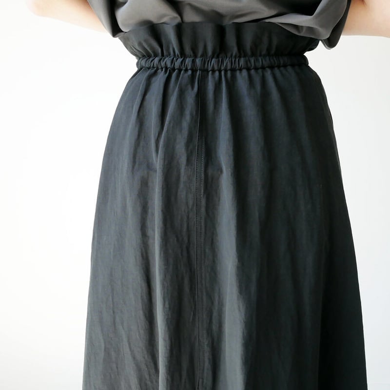 SACRA｜サクラ ｜CO/LI WASHED TYPEWRITER SKIRT| 12322