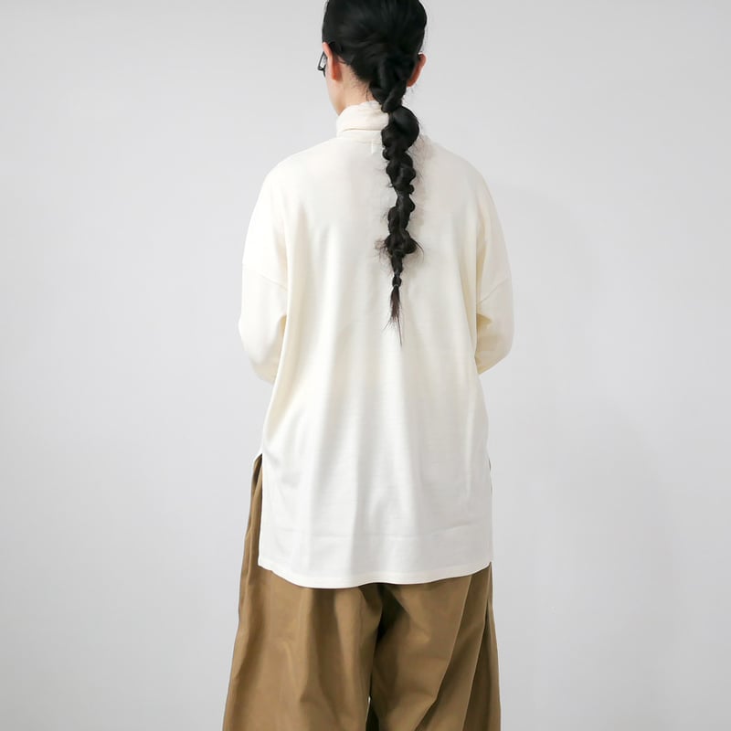 SACRA｜サクラ ｜EX.FINE MERINO INTERLOCK TOP｜1246410