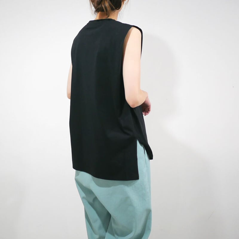 SACRA｜サクラ ｜PREMIUM COTTON TOP|123147091|BLACK |