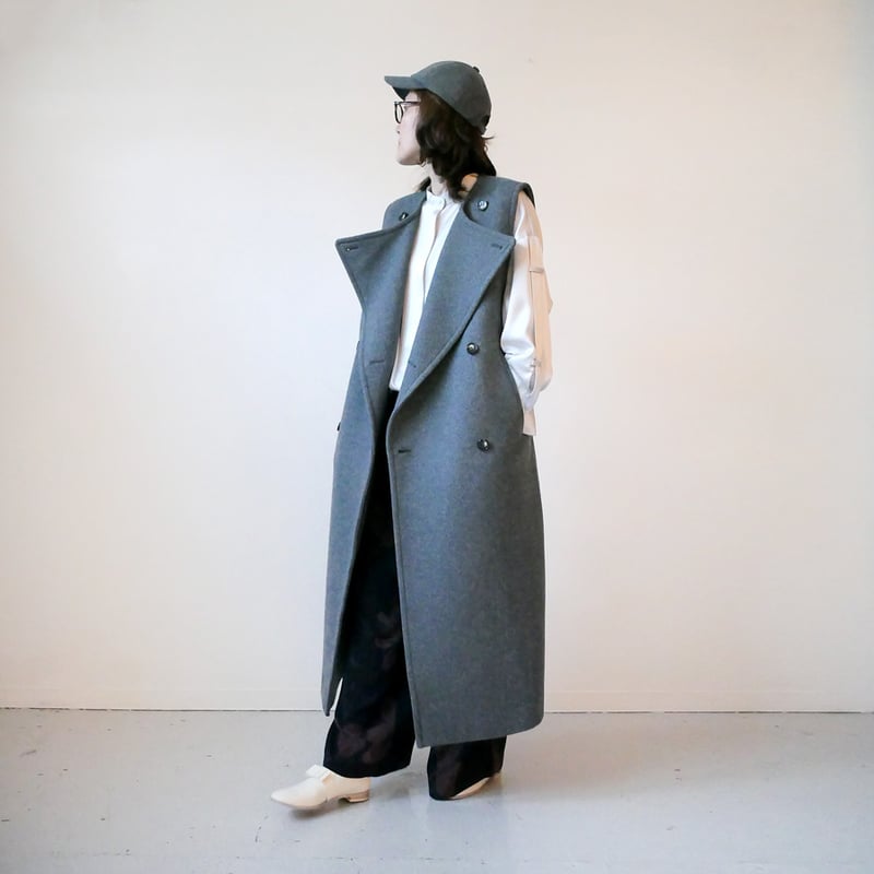 SACRA サクラ｜SUPERIOR LAMBS MELTON GILET｜12450406