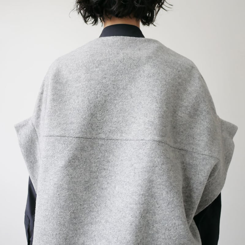 SI-HIRAI｜スーヒライ｜ SHORT ROBE｜CHAW25-60115 ｜MELANG