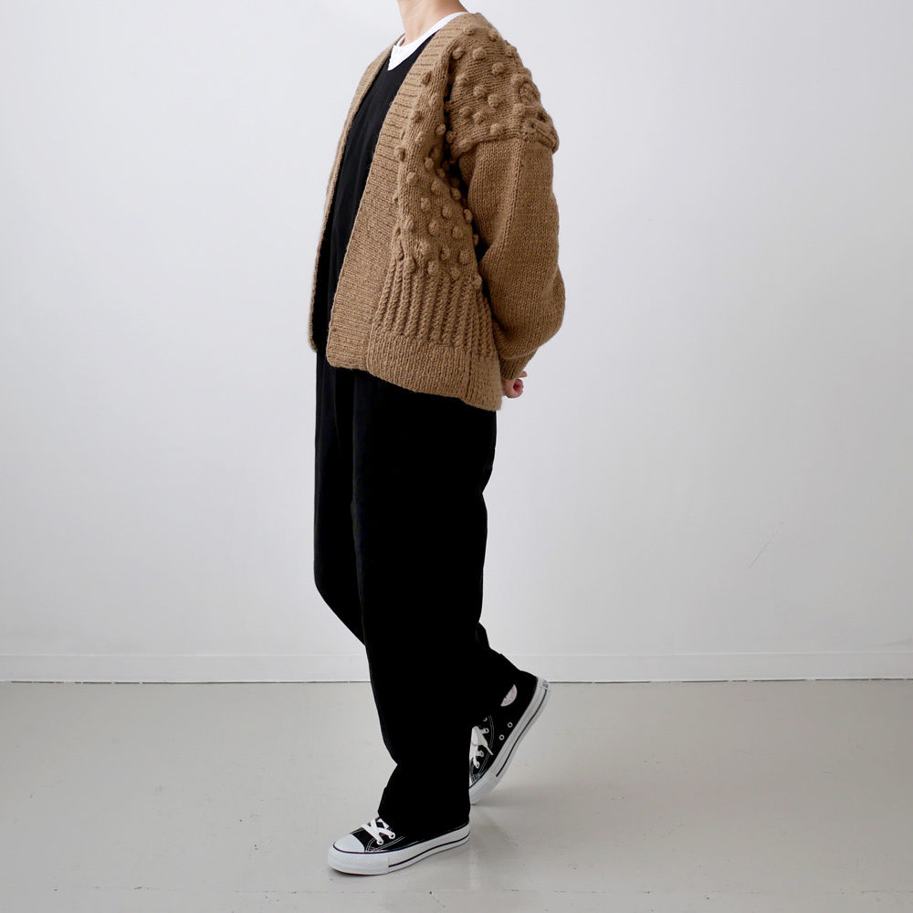HARVESTY|ハーベスティ|ケーブルニットカーディガン |BEIGE|A61801 | G HARVESTY|ハーベスティ|ケーブルニットカーディガン |BEIGE|A61801 | G