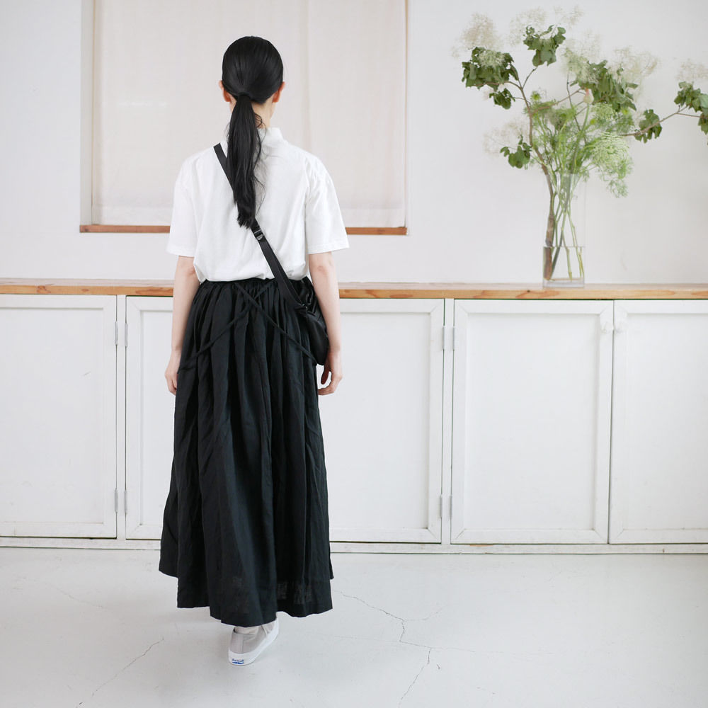 gasa grue 「秩序の中に」リネンコットンスカート