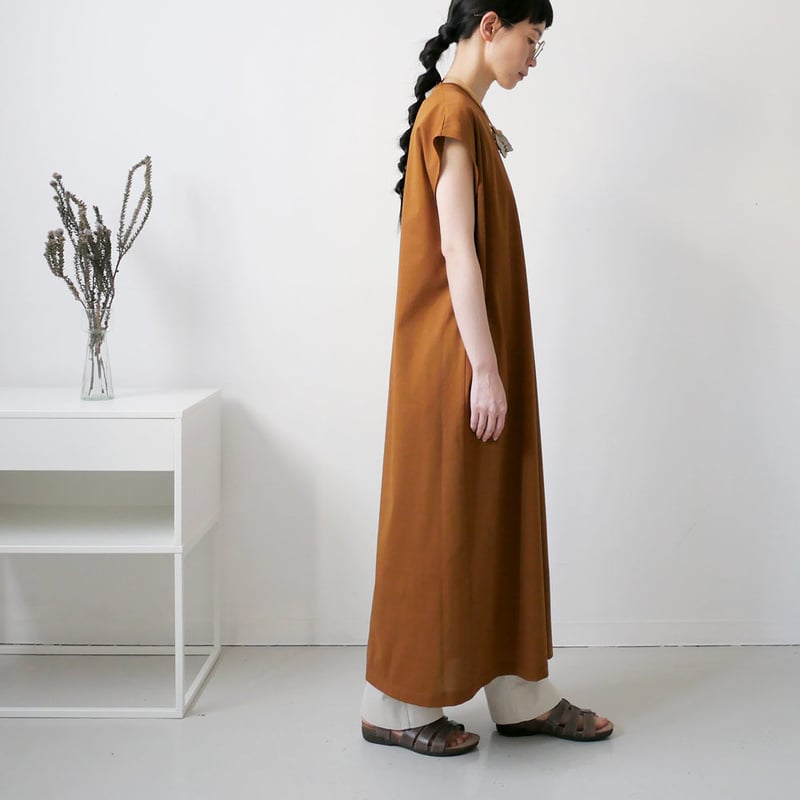 SACRA｜サクラ ｜コットンリネンジャージーワンピース ｜120166021