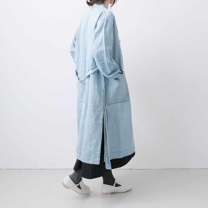 UNIVERSAL TISSU ユニヴァーサルセブンリネンデニムダスターコート fit=scale-down,w=1200